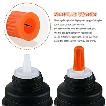 44 Count Lash Glue Replacement Tips Kit for Beauty Pro