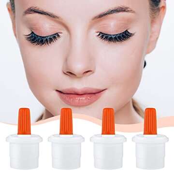 44 Count Lash Glue Replacement Tips Kit for Beauty Pro