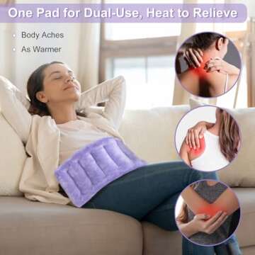 SuzziPad Microwave Heating Pad for Pain Relief and Relaxation