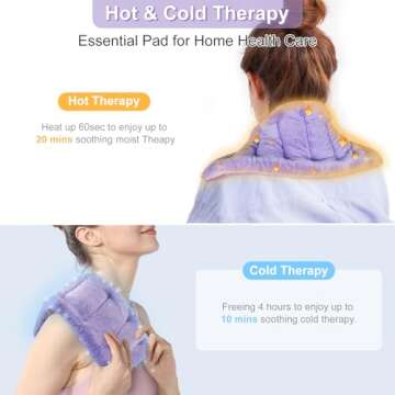 SuzziPad Microwave Heating Pad for Pain Relief and Relaxation