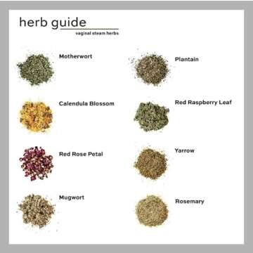 Yoni Steaming Herbs (5 Steams) | Cleansing + Gentle Formula | Formulated by Trained Herbalist | USDA Organic Vaginal Steam, V-Steam, Yoni Steaming Herbs | V Steam Kit