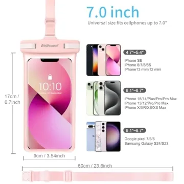 Wellhouse Waterproof Phone Case for iPhone & Samsung