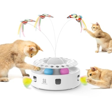 Potaroma Cat Toys 3in1 Automatic Interactive Toy