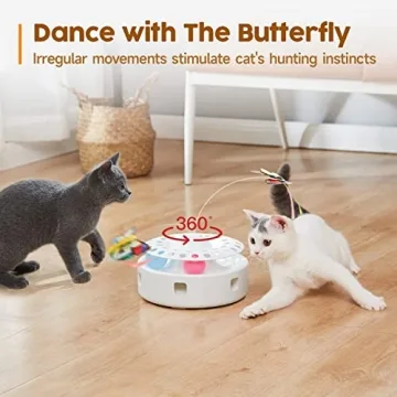 Potaroma Cat Toys 3in1 Automatic Interactive Toy