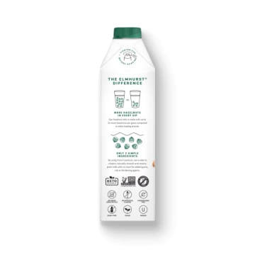 Elmhurst Milked Hazelnuts Unsweetened Milk 32oz Pack of 6
