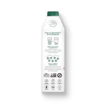 Elmhurst Milked Hazelnuts Unsweetened Milk 32oz Pack of 6