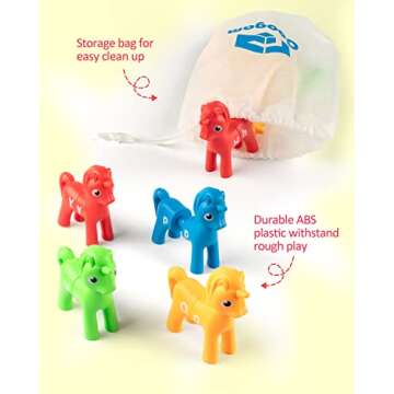 Coogam Unicorn Letters Matching Game for Toddlers