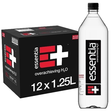 Essentia Ionized Alkaline Water, 99.9% Pure, 42.3 Fl Oz Pack of 12