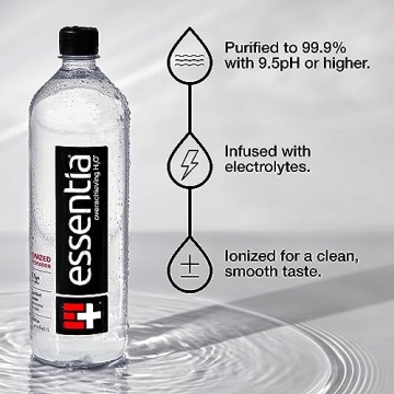 Essentia Alkaline Water Pack of 12 - 99.9% Pure