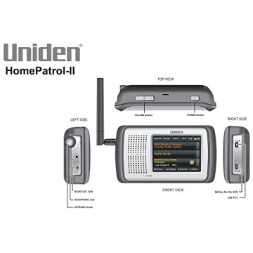 Uniden HomePatrol-2 Touchscreen Police Scanner