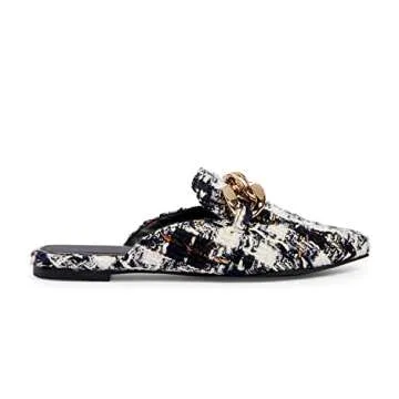 Stylish Mskilder Women Flats with Metal Chain Design