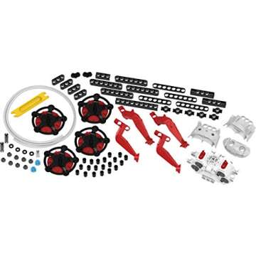 Thames & Kosmos Air-Walker Gravity-Defying Wall-Walking Robot Science Experiment Kit, 5 Robotic Models for Ages 8+ , Blue