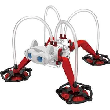 Thames & Kosmos Air-Walker Gravity-Defying Wall-Walking Robot Science Experiment Kit, 5 Robotic Models for Ages 8+ , Blue