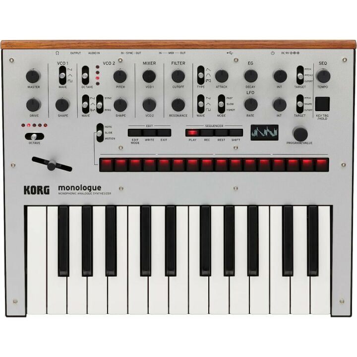 Korg Monologue Monophonic Synthesizer Silver