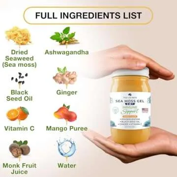 TrueSeaMoss Wildcrafted Irish Sea Moss Gel - 5 in 1