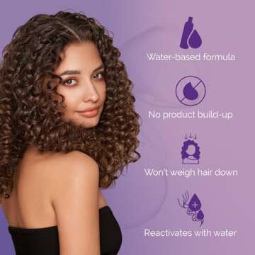 Original Curl Keeper Anti-Frizz Hair Styler - Lightweight Liquid Gel