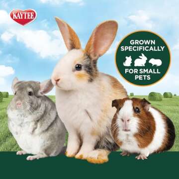 Kaytee All Natural Timothy Hay for Guinea Pigs, Rabbits & Other Small Animals, 12 Pound