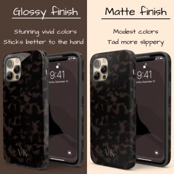 Stylish Custom Tortoiseshell Phone Case for iPhone Pro