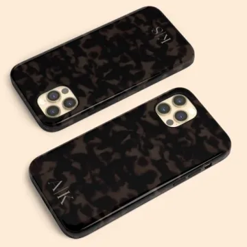 Stylish Custom Tortoiseshell Phone Case for iPhone Pro