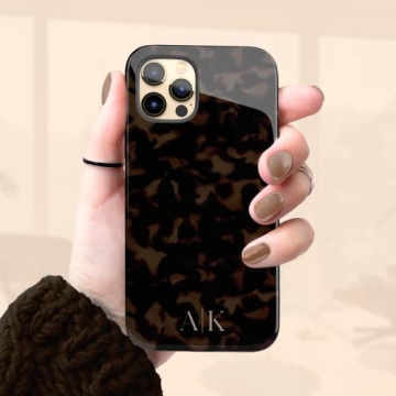 Stylish Custom Tortoiseshell Phone Case for iPhone Pro