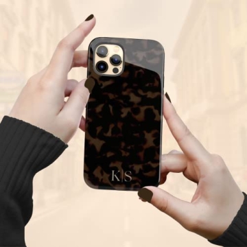 Stylish Custom Tortoiseshell Phone Case for iPhone Pro