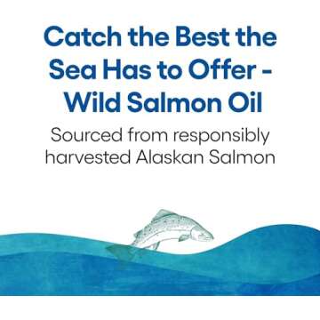 Wild Alaskan Salmon Oil for Heart and Brain Wellness