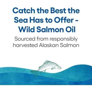 Wild Alaskan Salmon Oil for Heart and Brain Wellness