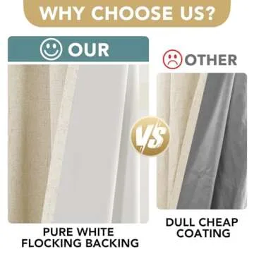 Elegant 100% Blackout Curtains for Total Privacy and Light Blocking