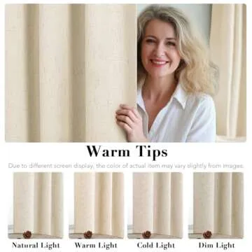 Elegant 100% Blackout Curtains for Total Privacy and Light Blocking