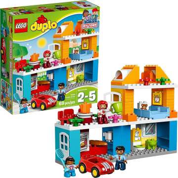 LEGO Duplo My Town Family House 10835 - Fun Building Blocks for Toddlers