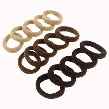 100 Pack Nylon Small Hair Ties Seamless Ponytail Holder Toddlers Baby Girls' Hair Elastics