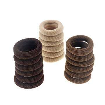 100 Pack Nylon Small Hair Ties Seamless Ponytail Holder Toddlers Baby Girls' Hair Elastics