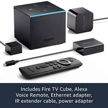 Fire TV Cube 4K Streaming Device with Hands-free Alexa