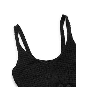 Stylish Ruffle Hem Cropped Knit Sweater for Women