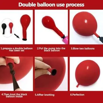 Double Stuffed Red Balloon Garland Kit for All Events