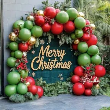 Double Stuffed Red Balloon Garland Kit for All Events