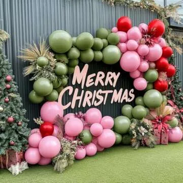 Double Stuffed Red Balloon Garland Kit for All Events