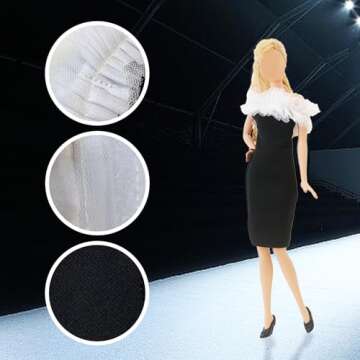 Stylish 16 PCS Doll Clothes Set for 11.5" Dolls