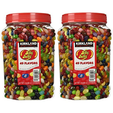 Kirkland Signature Jelly Belly Jelly Beans 2-Pack 4 lbs with 49 Flavors