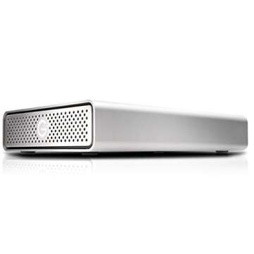 G-Technology 6TB G-DRIVE USB 3.0 External Hard Drive - Silver