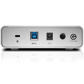 G-Technology 6TB G-DRIVE USB 3.0 External Hard Drive - Silver