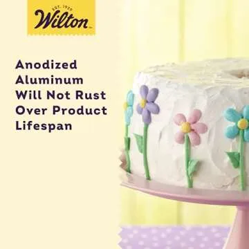 Wilton Angel Food Tube Cake Pan with Removable Inner Core, Durable Aluminum, 10-Inch