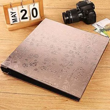 Vienrose Photo Album 600 Pockets PU Leather for Memories