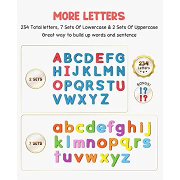 Gamenote Classroom Magnetic Alphabet Letters Kit for Kids