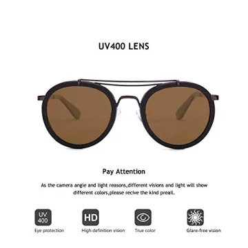 VentiVenti Vintage Steampunk Polarized Sunglasses for All