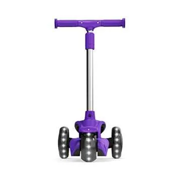 Jetson Lumi Purple 3 Wheel Kick Scooter - Light Up Fun!