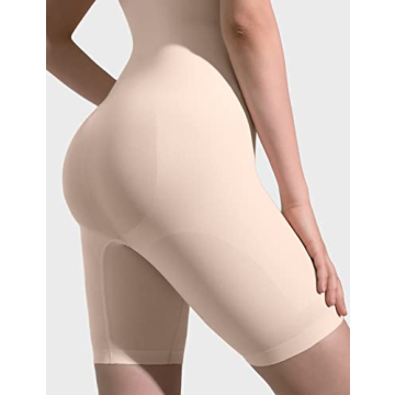 PUMIEY Women’s Tummy Control Bodysuit V-Neck Sculpting