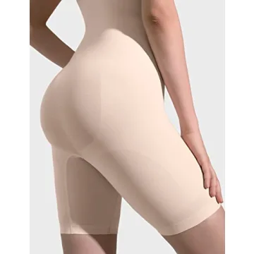 PUMIEY Women’s Tummy Control Bodysuit V-Neck Sculpting