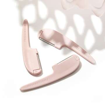 Tweezerman Prep and Plane Facial Razors for Hair Removal and Exfoliation, 3 Count