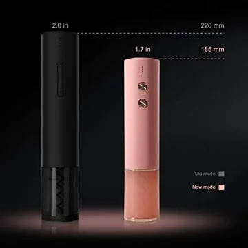 Electric Wine Opener Rechargeable Corkscrew in Pink